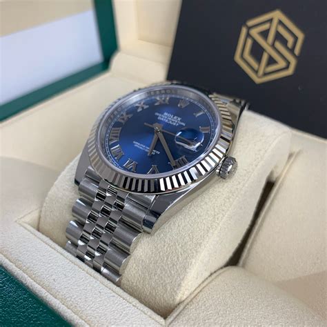 rolex diamond roman numeral dial|rolex datejust azzurro blue.